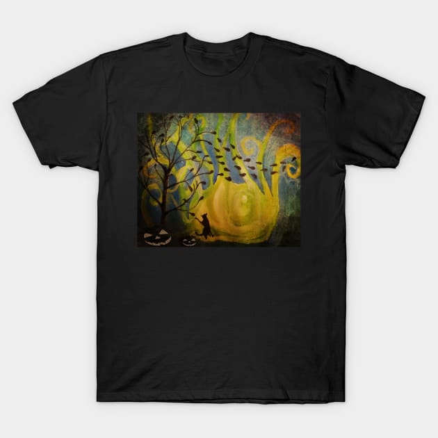 Halloween T-Shirt by teenamarie23art